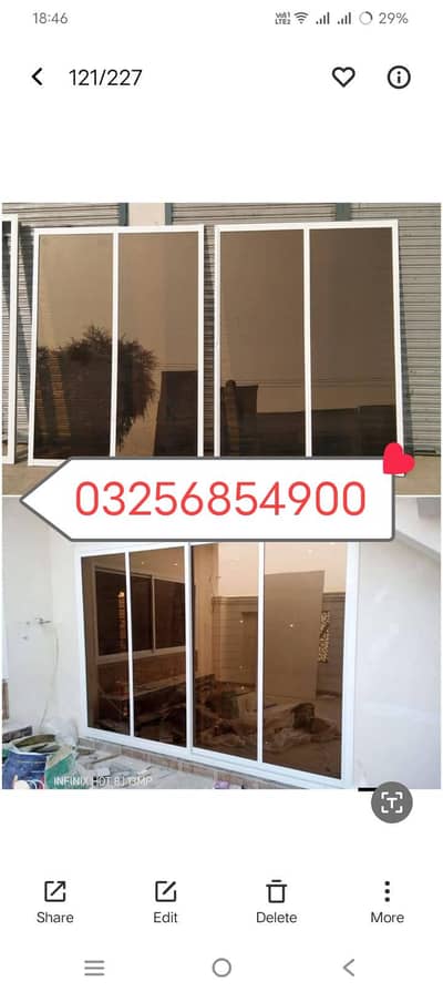 Aluminium Windows Sliding Door Glass Cabin Repairing works Glass Paper