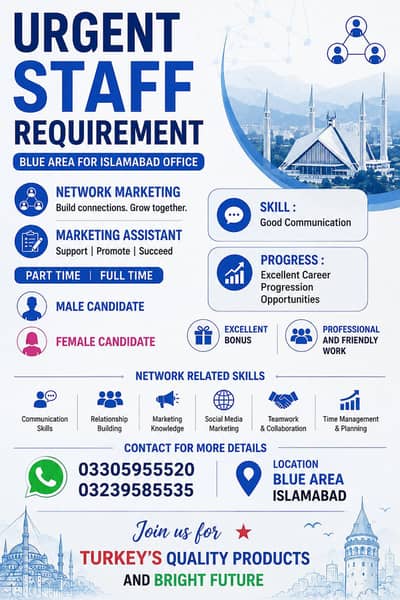 Marketing Assistant  / Office jobs and Male and female jobs