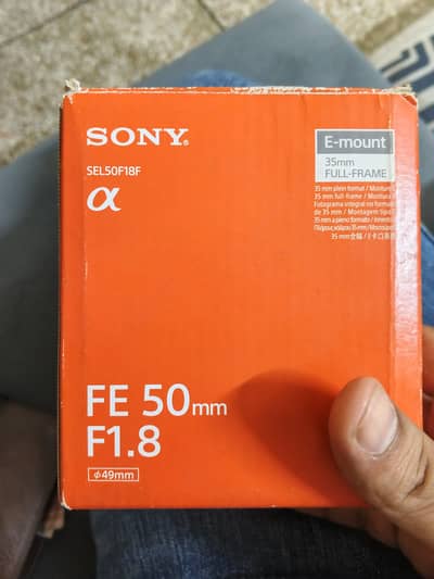 sony 50mm f1.8 emount