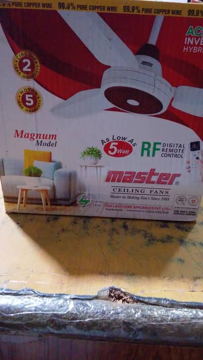 Master celling fan