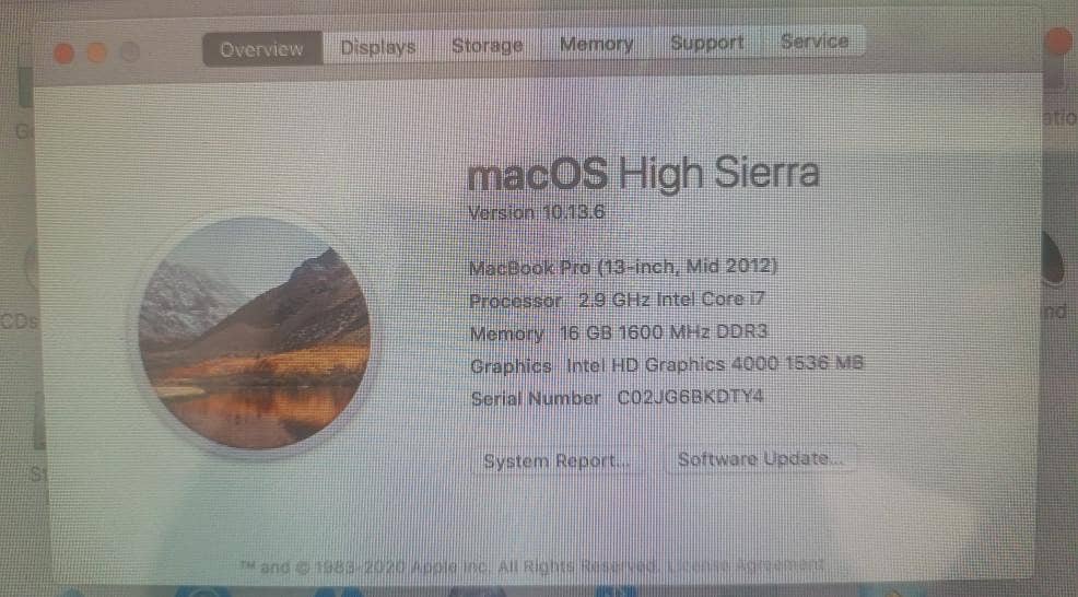 Mac book pro 1