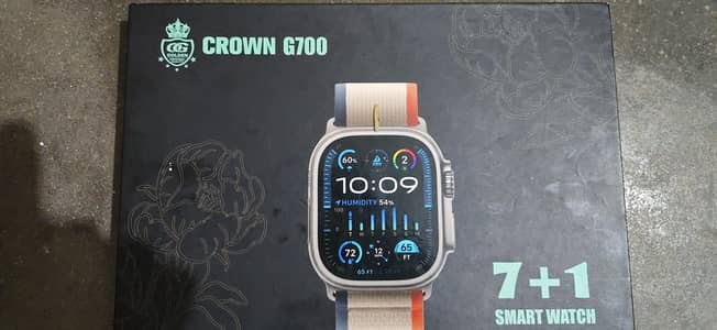 smart watch model crown G700