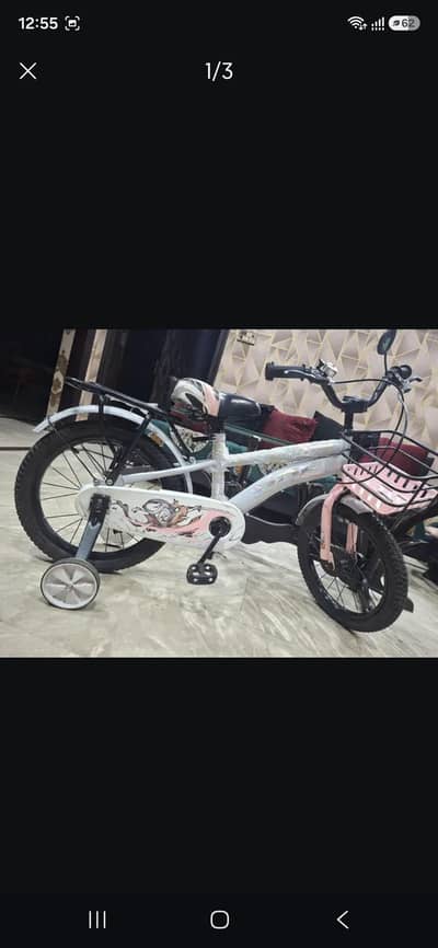 only one month used baby girl buycycle 6 year to 8 year k ly
