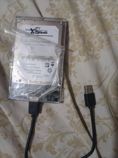 Seagate 500Gb laptop drive with usb enclosure