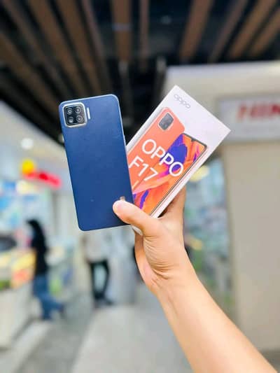 OPPO f17 with box charger all ok