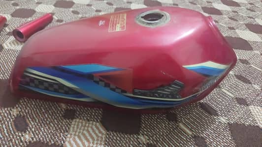 Honda CG 125 2024 Model Style Tank & Side Covers – Red | Complete Set