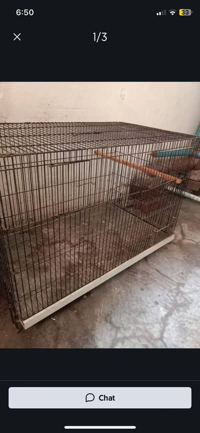 2.5*1.5*1.5 folding cage. watsap number 03330031118