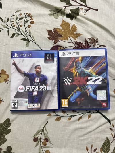 WWE 2k22 fifa 23 ps4 ps5