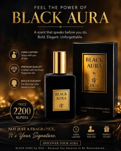 Black Aura Perfume — سب کے لیے پائیدار خوشبو”