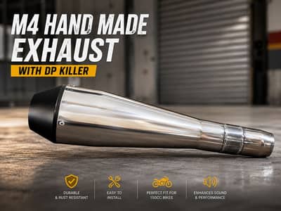 M4 shape heavy exhaust hand made