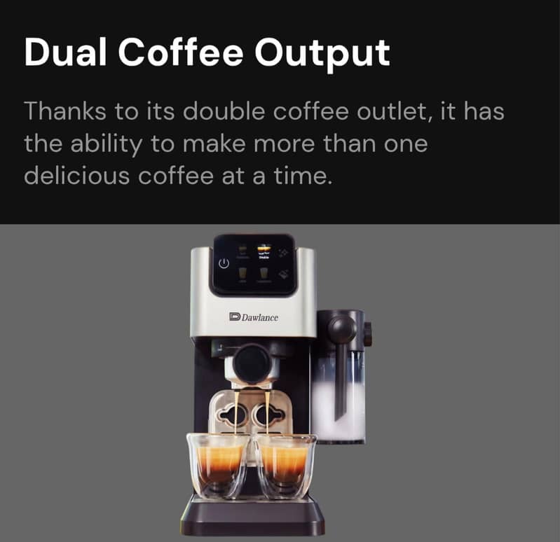 Dawlance caffe experto  coffee machine 4