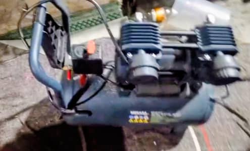 1.5 HP automatic oil free compressor with air filter