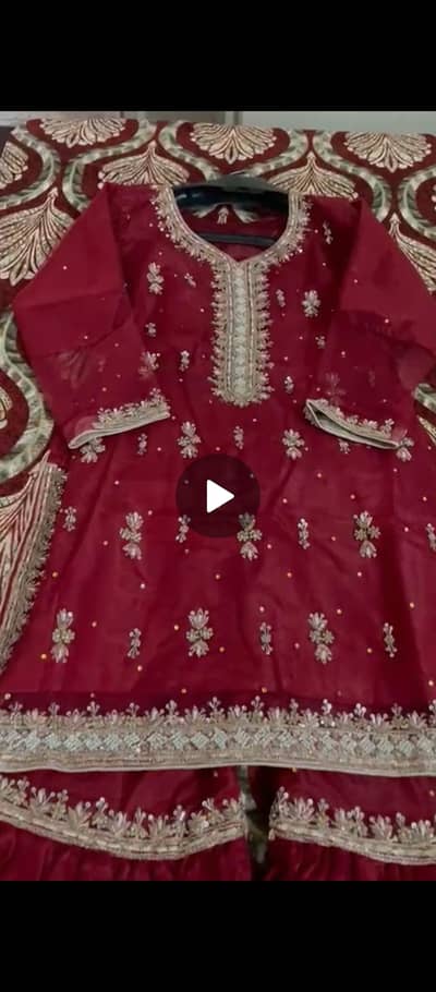 row silk sharara