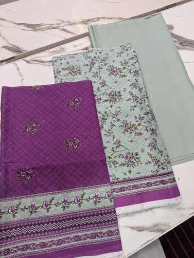 Binsaeed printed 3 PC lawn collection sale offer