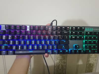 Motospeed keyboard ck104 with blue switches gaming