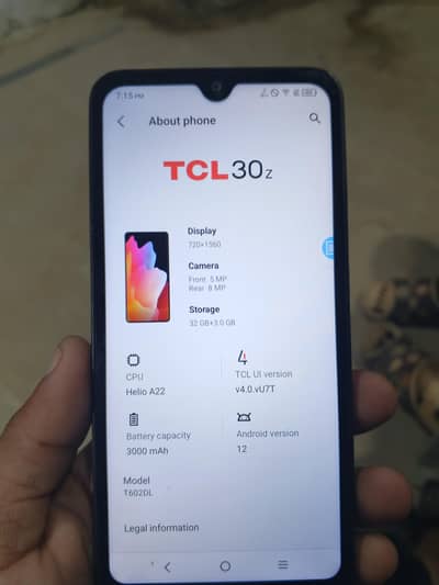 TCL 30z non pta