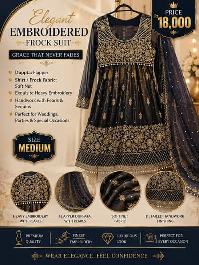 Premium Pakistani Party Wear Embroidered Stitched Dresses | Fancy Form