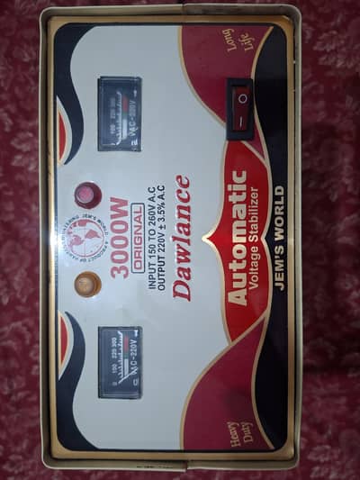 Dawlance Automatic Voltage Stabilizer 3000W — Original