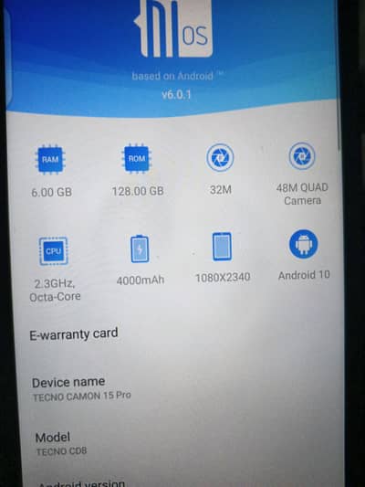 Tecno CAMON 15 Pro