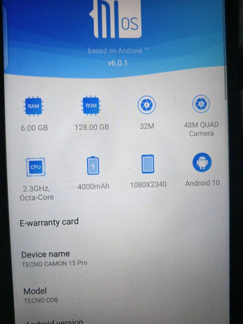 Tecno CAMON 15 Pro 0
