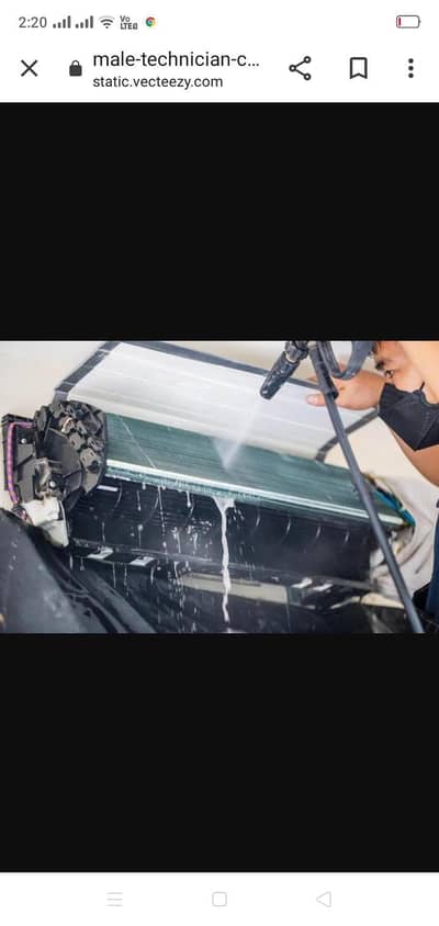 Ac Master Service and Gas Charge Home only call WhatsApp