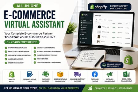Part Time Shopify & E-Commerce Assistant – Remote / Work From Home