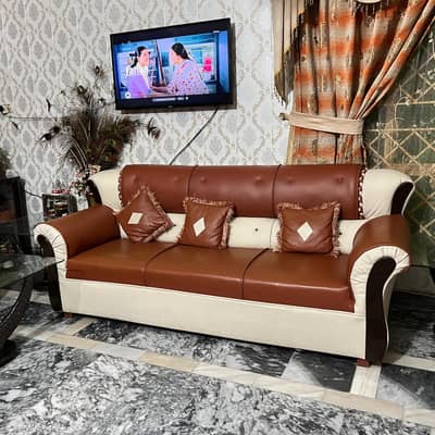 7 Seater Sofa Set (3+2+1+1) - Used - Good Condition