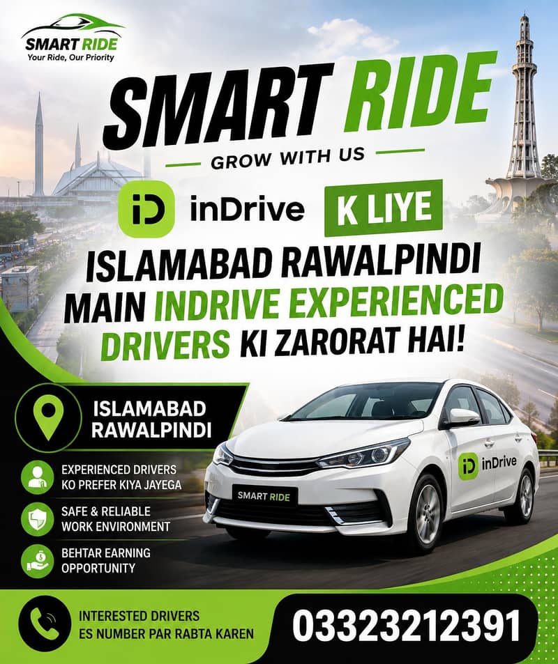 Experience Drivers required for indrive 0