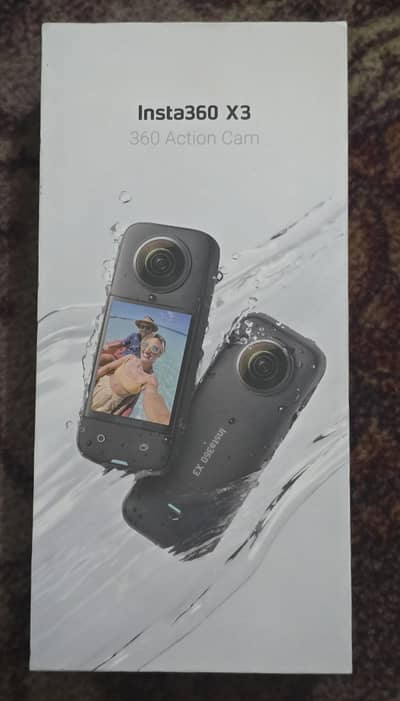 Insta360 X3 - 5.7K 360 Video | 4K Single Lens | Excellent Condition