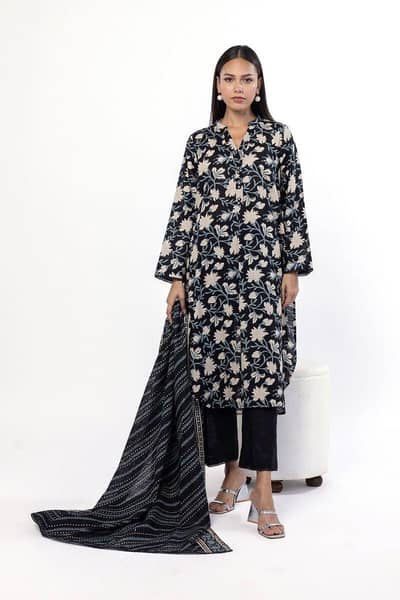 Khadi 3-piece Khaddar Suit