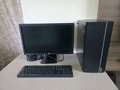 Gaming PC for sale - with monitor, wireless keyboard and mouse