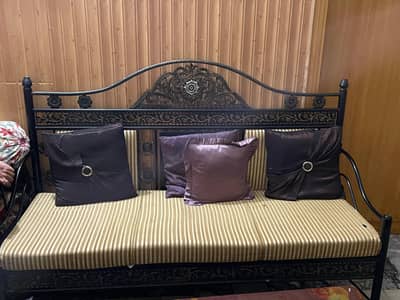 Wrought Iron Sofa Set (2+1+1) - 4 Seater - Used - Bharakahu Islamabad
