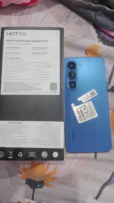 Infinix hot 60i 10/10 PTA Approved for sale