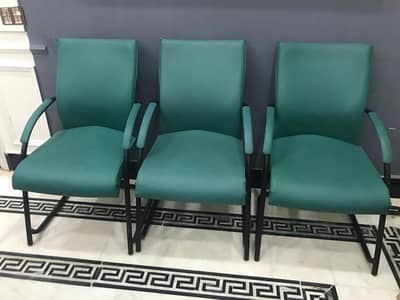 3 Sitting Office Chairs For Sale