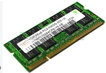 old is gold 1 gb DDR 2 RAM for laptop