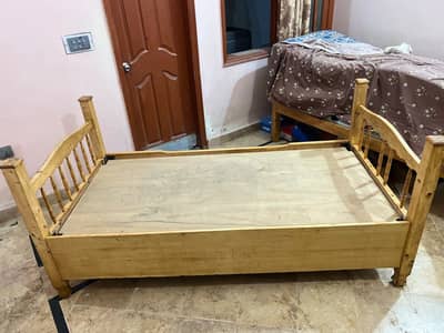 Wooden beds