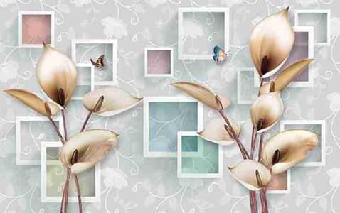 3D customized wallpaper | Room wallpaper | 3D wallpaper | Canva sheet