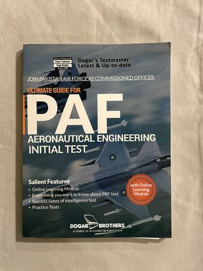 PAF Aeronautical Engineering Initial Test Guide