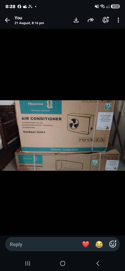 Brand new Ac. 1.5 ton