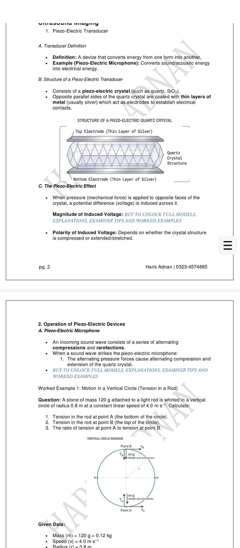 physics (9702) A2 level complete revision notes 2