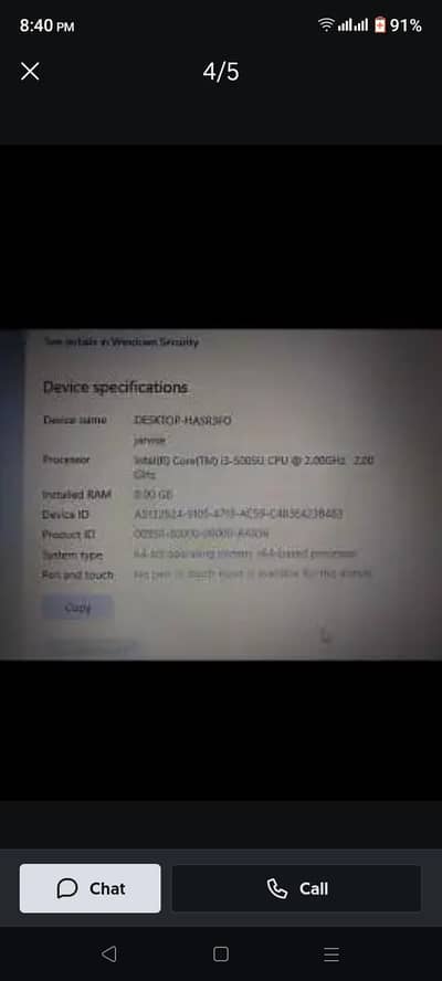 HP i3 5th gen