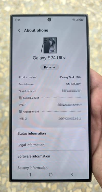 Samsung Mobile S24 Ultra