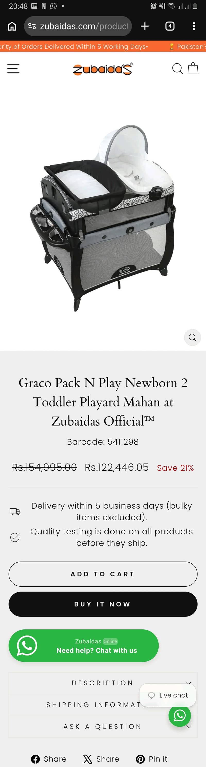 GRACO PACK N PLAY 17