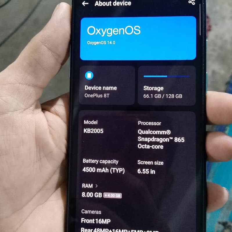 One Plus 8T 5