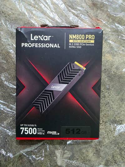 lexar nvme 512gb Gen 4 high end performance