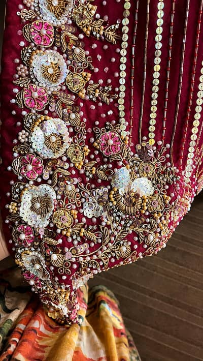 3 piece dress heavy full hd work garara small size