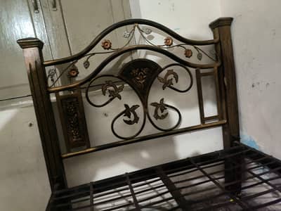 2 single bed and a side table for sale