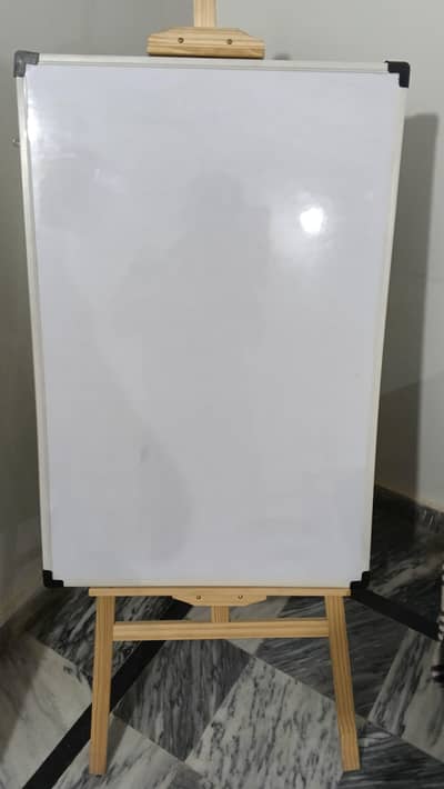 Whiteboard with Wooden Stand