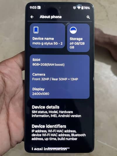 Motorola Moto G Stylus