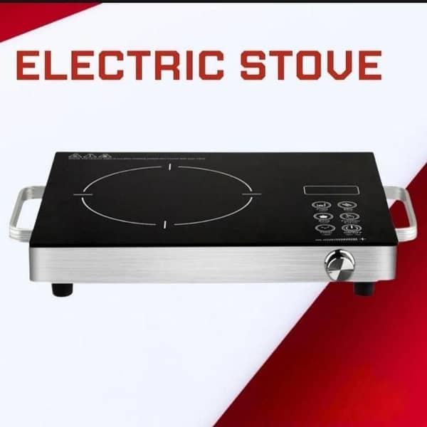 Electric Hotplate Single Burner Cooker | Infrared Ceramic Cooktop with Digital Touch Control | Portable Kitchen Stove